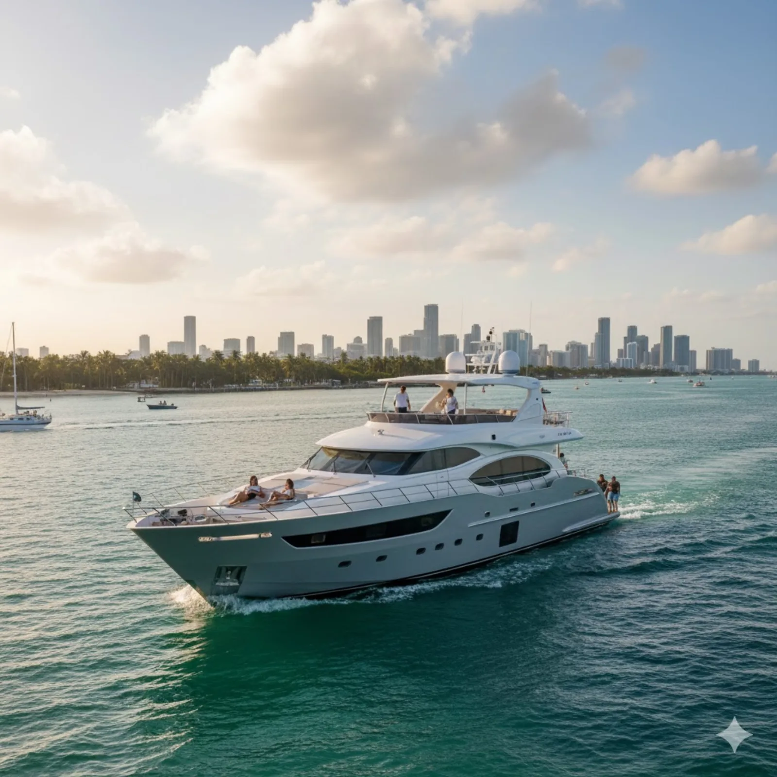 Corporate yacht events in Miami