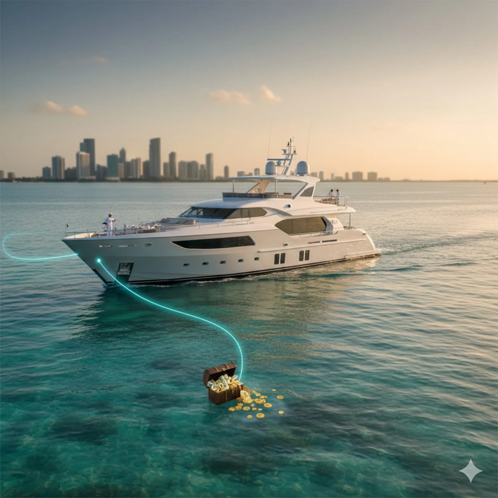 Dubai luxury travelers Miami yacht